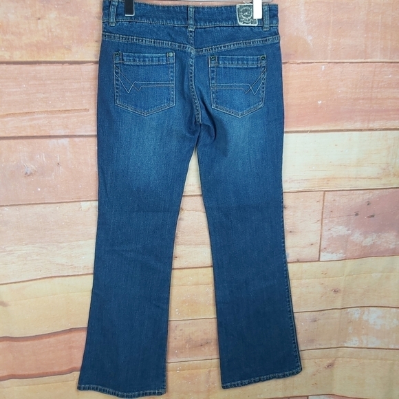 📣2/40$📣 O'NEILL women's jeans size 7  sight flare low raise Y2K - Picture 6 of 8